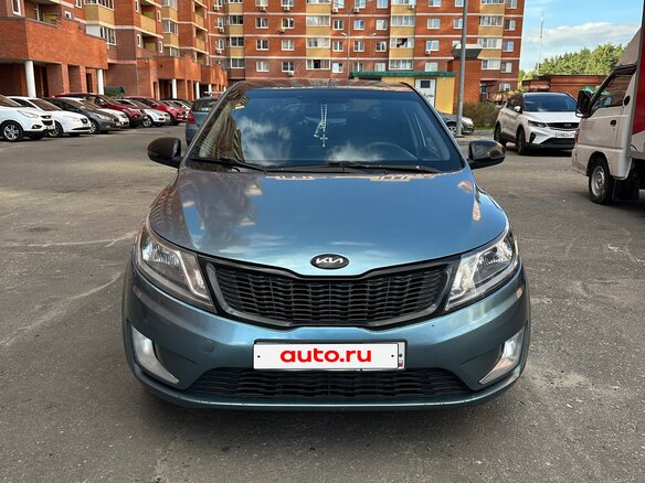 2012 Kia Rio 4-speed III, голубой, 835000 рублей - вид 1
