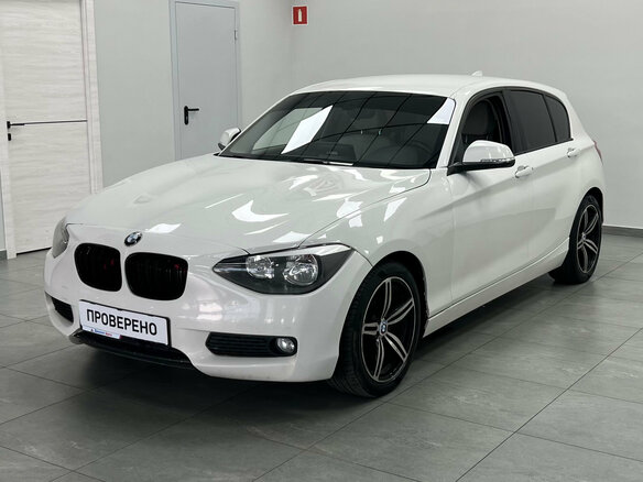 2012 BMW 1 серии 118i II (F20/F21), белый, 820000 рублей