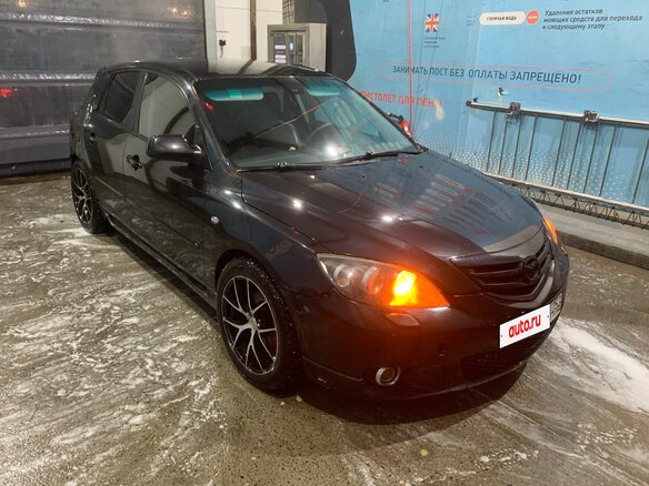 2005 Mazda 3 I (BK), чёрный, 275000 рублей - вид 6