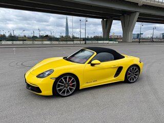 2020 Porsche Boxster GTS IV 718 (982), жёлтый, 9300000 рублей, вид 2
