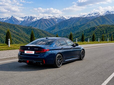 2017 BMW 5 серии 540i xDrive VII (G30/G31/G38), синий, 3949000 рублей, вид 1
