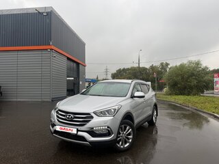 2015 Hyundai Santa Fe III Рестайлинг, серебристый, 2150000 рублей, вид 3