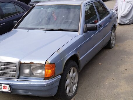 1991 Mercedes-Benz 190 (W201), голубой, 250000 рублей, вид 1