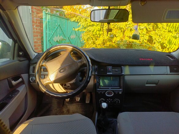 2012 Lada (ВАЗ) Priora I, чёрный, 380000 рублей - вид 5