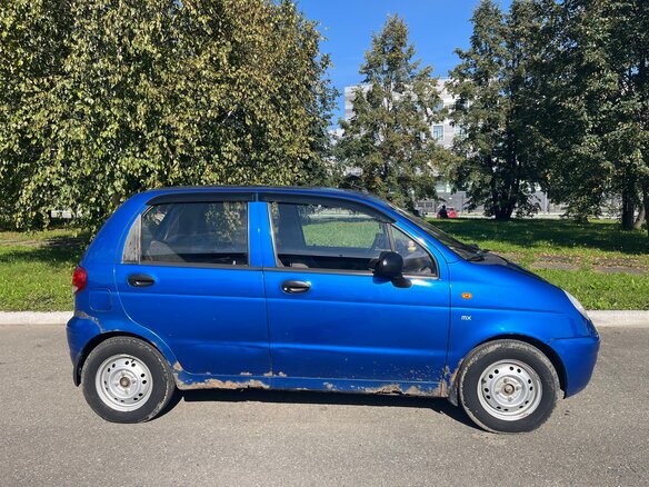 2011 Daewoo Matiz I Рестайлинг, синий, 160000 рублей - вид 1