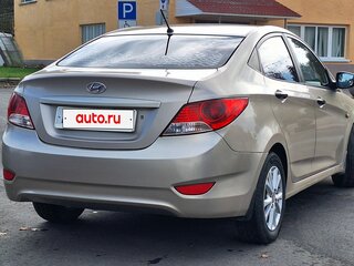 2011 Hyundai Solaris I, бежевый, 510000 рублей, вид 5
