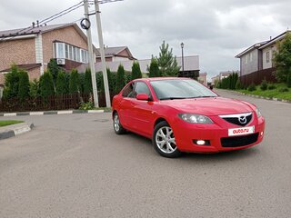 2008 Mazda 3 I (BK) Рестайлинг, красный, 600000 рублей, вид 3