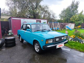 2002 Lada (ВАЗ) 2107, синий, 140000 рублей, вид 3