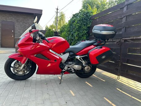 2002 Honda VFR 800, красный, 350000 рублей, вид 4