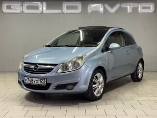 2008 Opel Corsa D, голубой, 390000 рублей, вид 1