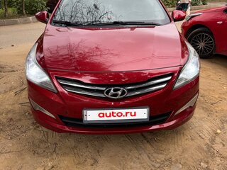 2016 Hyundai Solaris I Рестайлинг, красный, 800000 рублей, вид 2