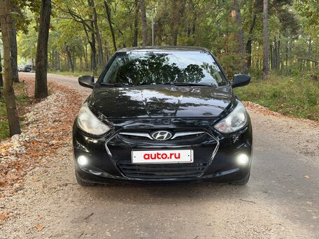 2011 Hyundai Solaris I, чёрный, 580000 рублей, вид 5