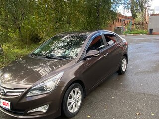 2015 Hyundai Solaris I Рестайлинг, коричневый, 1100000 рублей, вид 2