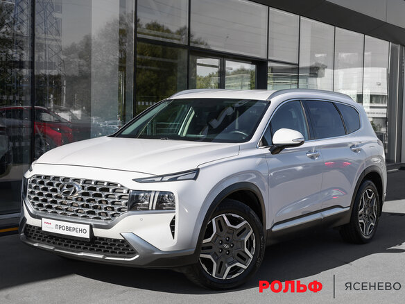 2021 Hyundai Santa Fe IV Рестайлинг, белый, 2998000 рублей