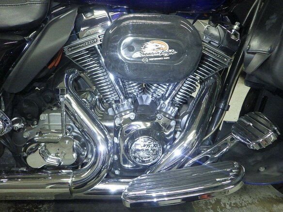 2011 Harley-Davidson Electra Glide, синий, 1280000 рублей - вид 10