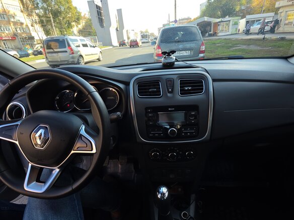 2019 Renault Logan II Рестайлинг, серый, 850000 рублей - вид 8