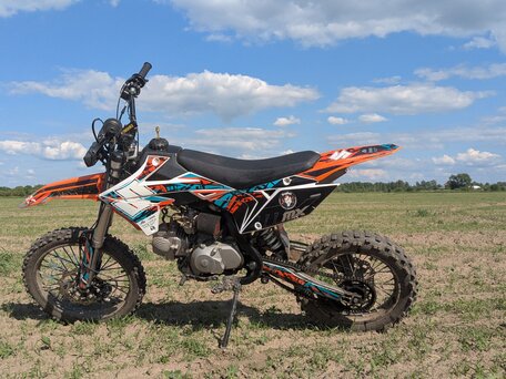 2023 Racer MX140E, оранжевый, 70000 рублей, вид 2