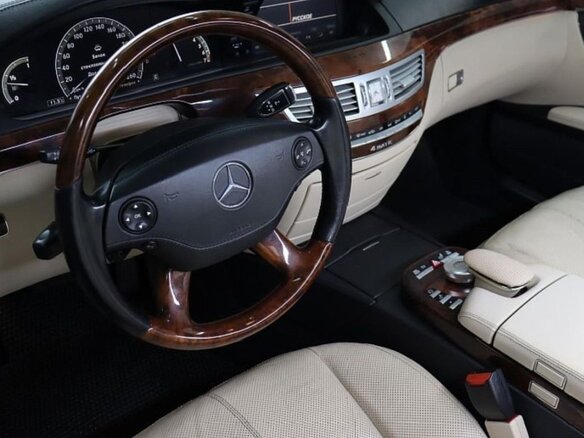 2008 Mercedes-Benz S-Класс 550 Long V (W221), чёрный, 1200000 рублей - вид 12