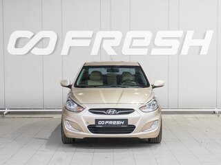2012 Hyundai Solaris I, бежевый, 789000 рублей, вид 3