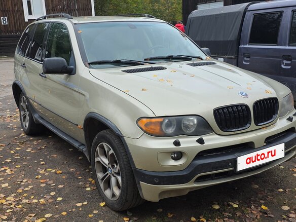 2001 BMW X5 3.0i I (E53), серый, 600000 рублей - вид 2