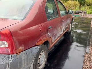 2013 Renault Logan I Рестайлинг, красный, 220000 рублей, вид 4