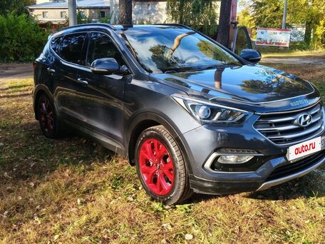 2016 Hyundai Santa Fe III Рестайлинг, синий, 2250000 рублей, вид 1