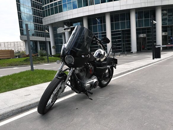2009 Harley-Davidson Sportster 883, чёрный, 690000 рублей - вид 5
