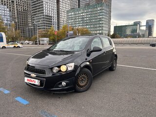 2013 Chevrolet Aveo II, чёрный, 811000 рублей, вид 1