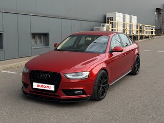 2012 Audi A4 IV (B8) Рестайлинг, красный, 1790000 рублей, вид 1