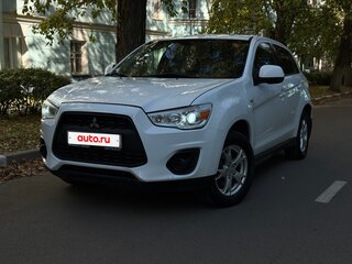 2014 Mitsubishi ASX I Рестайлинг, белый, 950000 рублей, вид 1