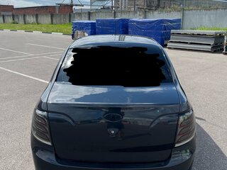 2013 Lada (ВАЗ) Granta I, чёрный, 650000 рублей, вид 4