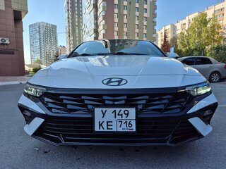 2023 Hyundai Elantra N Line VII (CN7) Рестайлинг, белый, 1590000 рублей, вид 4