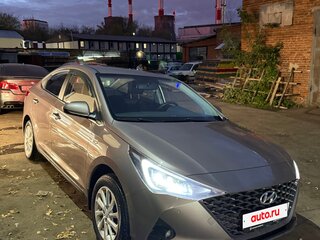 2021 Hyundai Solaris II Рестайлинг, коричневый, 1350000 рублей, вид 5