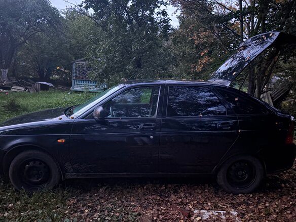 2012 Lada (ВАЗ) Priora I, чёрный - вид 9