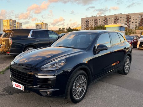 2014 Porsche Cayenne S II Рестайлинг (958), синий, 3600000 рублей, вид 1