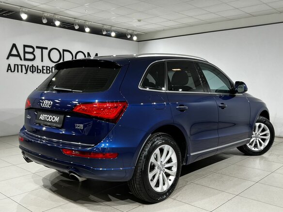 2015 Audi Q5 I (8R) Рестайлинг, синий - вид 2