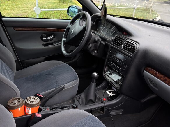 2002 Peugeot 406 I Рестайлинг, серебристый, 270000 рублей - вид 13