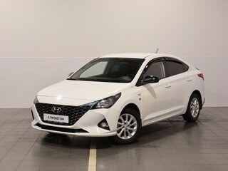 2021 Hyundai Solaris II Рестайлинг, белый, 1589000 рублей, вид 2