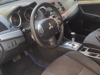 2008 Mitsubishi Lancer X, синий, 420000 рублей, вид 4
