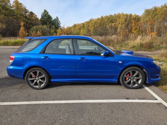 2006 Subaru Impreza WRX II Рестайлинг 2, синий, 1390000 рублей - вид 4