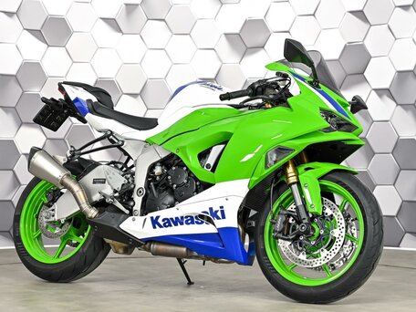 2024 Kawasaki ZX-6R Ninja, зелёный, 1299000 рублей, вид 1