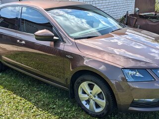 2019 Skoda Octavia III (A7) Рестайлинг, коричневый, 1650000 рублей, вид 3