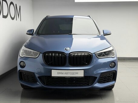 2018 BMW X1 20i xDrive II (F48), синий, 2642000 рублей, вид 2