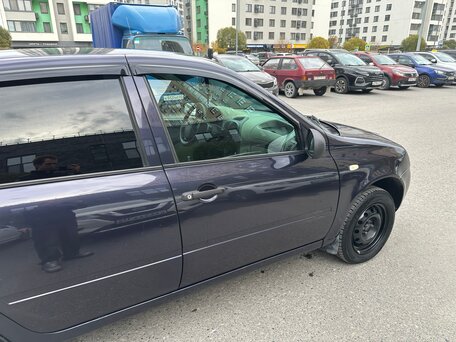 2008 Lada (ВАЗ) Kalina I, фиолетовый, 180000 рублей, вид 4