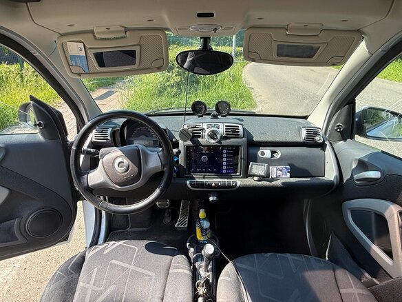 2009 Smart Fortwo II, серебристый, 595000 рублей - вид 6