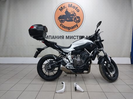2014 Yamaha MT-07 (FZ-07), белый, 599000 рублей, вид 1