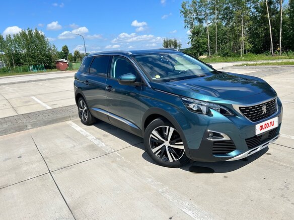 2018 Peugeot 5008 II, синий, 1555000 рублей - вид 2