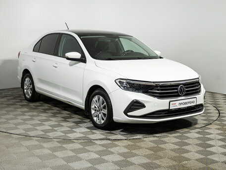2021 Volkswagen Polo VI, белый, 1299585 рублей, вид 3