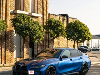 2021 BMW M3 Competition Package VI (G80), синий, 8200000 рублей, вид 1