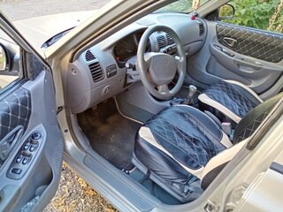 2007 Hyundai Accent ТагАЗ II, серебристый, 345000 рублей, вид 5